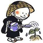 Dessin moine japonais