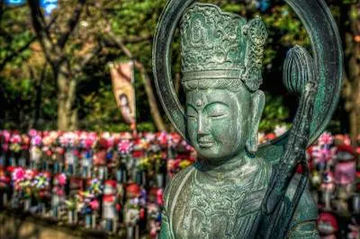 Statue de bodhisattva (Japon, CC)